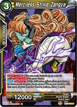 Merciless Strike Zangya BT6-098 Destroyer Kings Dragonball Super card
