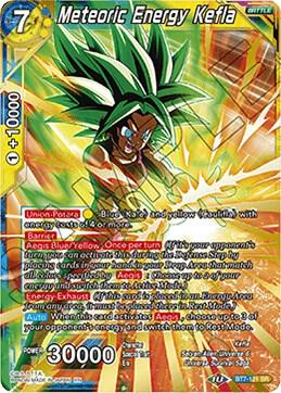 Meteoric Energy Kefla BT7-121 Assault of the Saiyans Dragonball Super card