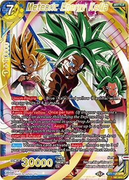 Meteoric Energy Kefla SPR BT7-121 Assault of the Saiyans Dragonball Super card