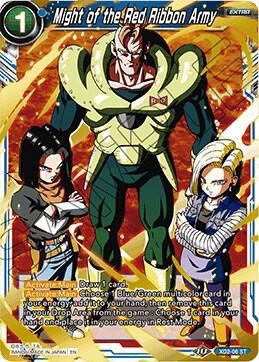 Might of the Red Ribbon Army Foil XD2-06 Malicious Machinations Dragonball Super card