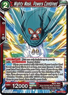Mighty Mask Powers Combined Foil TB2-008 World Martial Arts Tournament Dragonball Super card