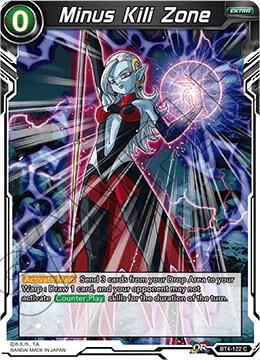 Minus Kili Zone BT4-122 Colossal Warfare Dragonball Super card