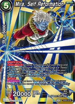 Mira Self Reformation EX06-33 Special Anniversary Set Dragonball Super card