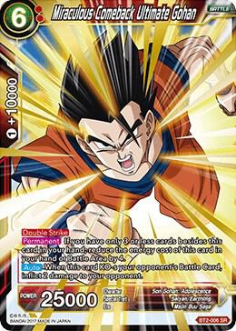 Miraculous Comeback Ultimate Gohan BT2-006 Union Force Dragonball Super card