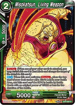 Misokatsun Living Weapon Foil BT8-060 Malicious Machinations Dragonball Super card