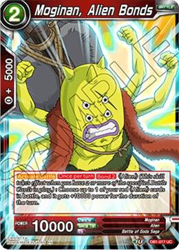 Moginan Alien Bonds DB1-017 Draft Box 04 - Dragon Brawl Dragonball Super card