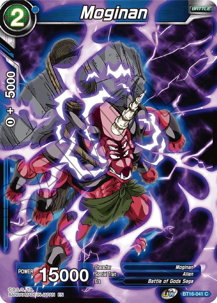 Moginan Foil BT16-041 Realm of the Gods Dragonball Super card