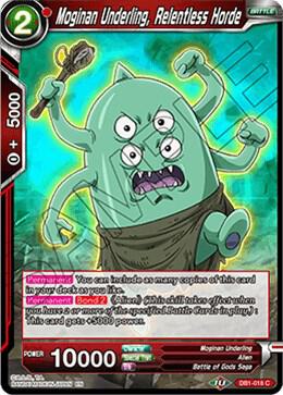Moginan Underling Relentless Horde DB1-018 Draft Box 04 - Dragon Brawl Dragonball Super card