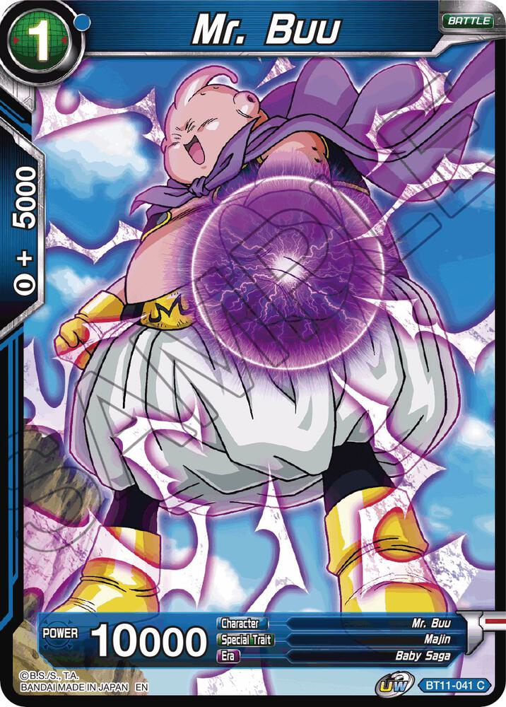Mr Buu Foil BT11-041 Vermilion Bloodline Dragonball Super card