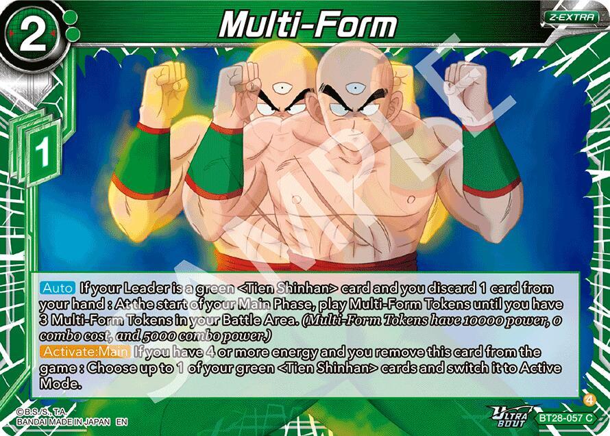Multi Form BT28-057 Prismatic Clash Dragonball Super card