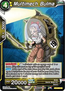 Multimech Bulma BT4-092 Colossal Warfare Dragonball Super card
