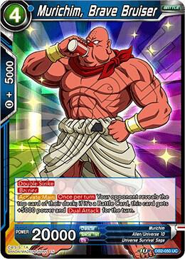 Murichim Brave Bruiser Foil DB2-050 Draft Box 05 - Divine Multiverse Dragonball Super card