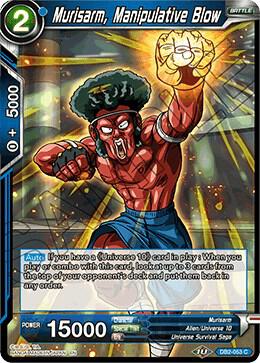 Murisarm Manipulative Blow Foil DB2-053 Draft Box 05 - Divine Multiverse Dragonball Super card