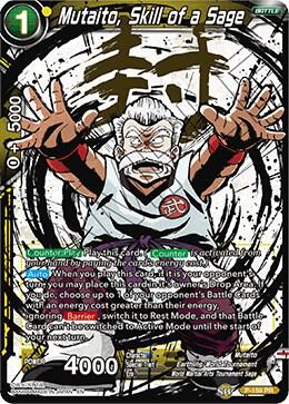 Mutaito Skill of a Sage Alternate Art P-159 Special Anniversary Set 2020 Dragonball Super card