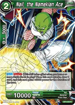 Nail the Namekian Ace BT4-053 Colossal Warfare Dragonball Super card