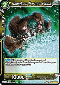 Namekian Partner Pirina BT7-091 Assault of the Saiyans Dragonball Super card