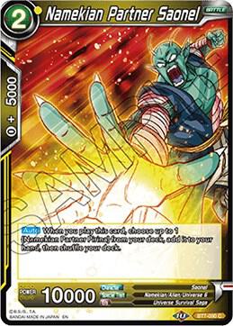 Namekian Partner Saonel Foil BT7-090 Assault of the Saiyans Dragonball Super card
