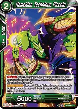 Namekian Technique Piccolo BT8-049 Malicious Machinations Dragonball Super card