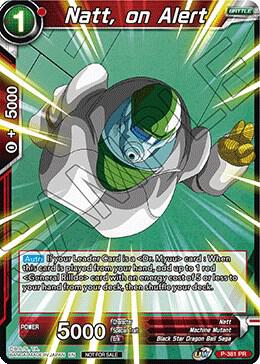 Natt on Alert Tournament Pack Vol 8 P-381 Tournament Promotion Cards Dragonball Super card
