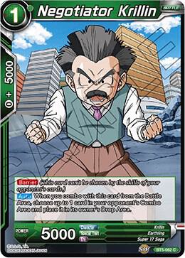 Negotiator Krillin Foil BT5-062 Miraculous Revival Dragonball Super card