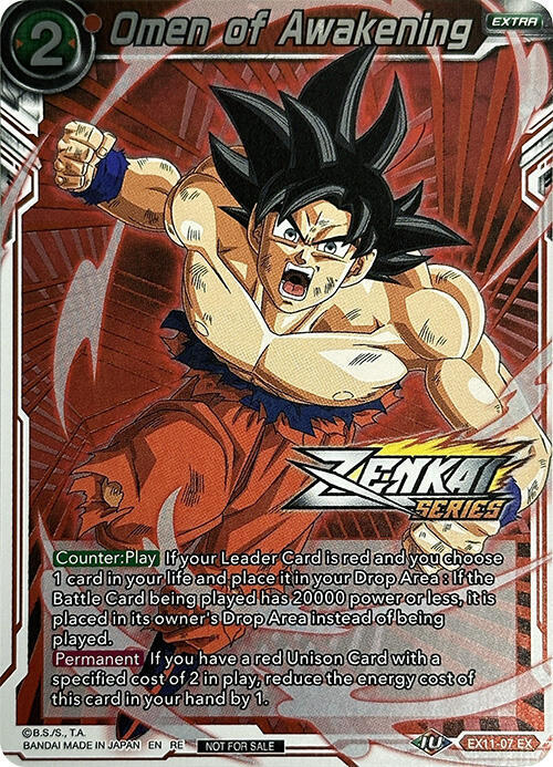 Omen of Awakening Event Pack 11 EX11-07 Tournament Promotion Cards Dragonball Super card