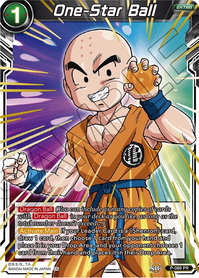 One Star Ball Alternate Art Foil P-089 Special Anniversary Set Dragonball Super card