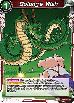 Oolongs Wish Foil BT5-024 Miraculous Revival Dragonball Super card