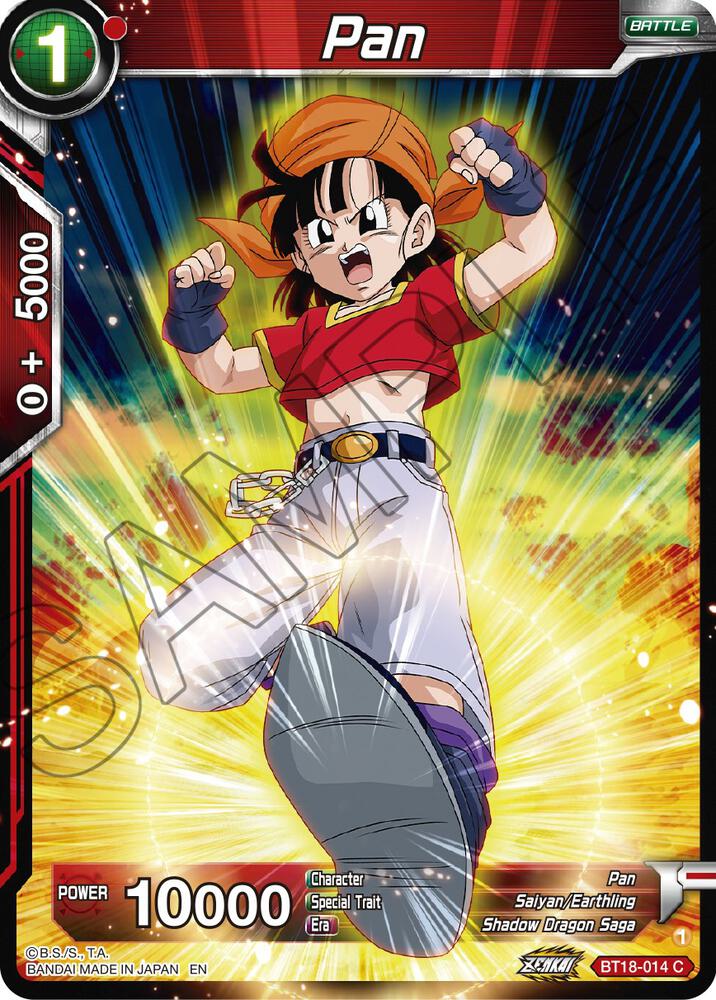 Pan BT18-014 Dawn of the Z-Legends Dragonball Super card
