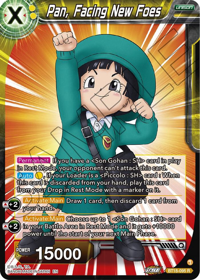 Pan Facing New Foes BT18-095 Dawn of the Z-Legends Dragonball Super card