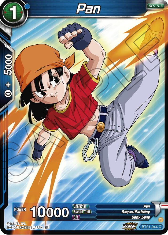 Pan Foil BT21-044 Wild Resurgence Dragonball Super card
