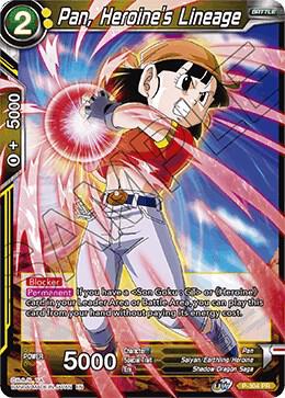 Pan Heroines Lineage P-304 Promotion Cards Dragonball Super card