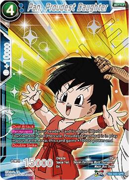 Pan Proudest Daughter SPR TB2-023 World Martial Arts Tournament Dragonball Super card