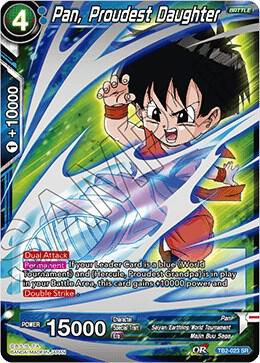 Pan Proudest Daughter TB2-023 World Martial Arts Tournament Dragonball Super card