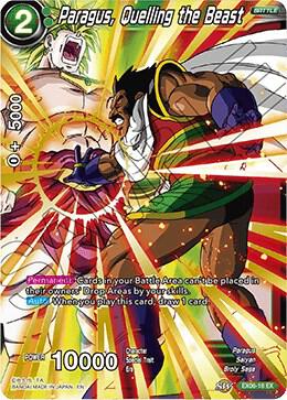 Paragus Quelling the Beast EX06-18 Special Anniversary Set Dragonball Super card