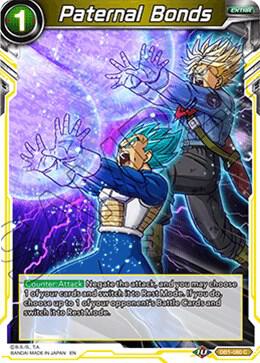 Paternal Bonds Foil DB1-080 Draft Box 04 - Dragon Brawl Dragonball Super card