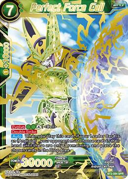 Perfect Force Cell SPR BT2-084 Union Force Dragonball Super card