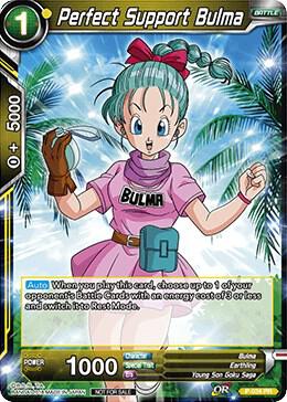 Perfect Support Bulma Foil P-034 Promotion Cards Dragonball Super card