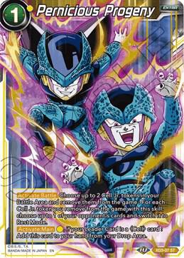 Pernicious Progeny Foil XD3-07 Universal Onslaught Dragonball Super card