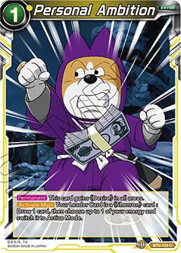 Personal Ambition Foil BT5-103 Miraculous Revival Dragonball Super card