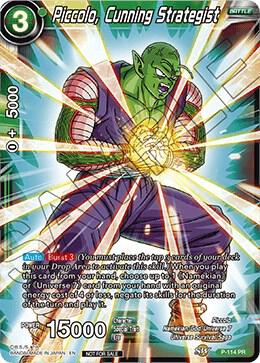 Piccolo Cunning Strategist Power Booster P-114 Promotion Cards Dragonball Super card