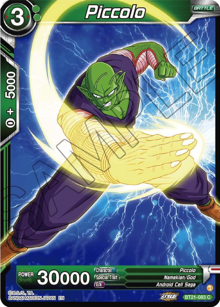 Piccolo Foil BT21-083 Wild Resurgence Dragonball Super card