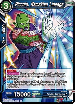 Piccolo Namekian Lineage Foil BT9-029 Universal Onslaught Dragonball Super card