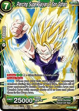 Piercing Super Saiyan 2 Son Gohan BT2-073 Union Force Dragonball Super card