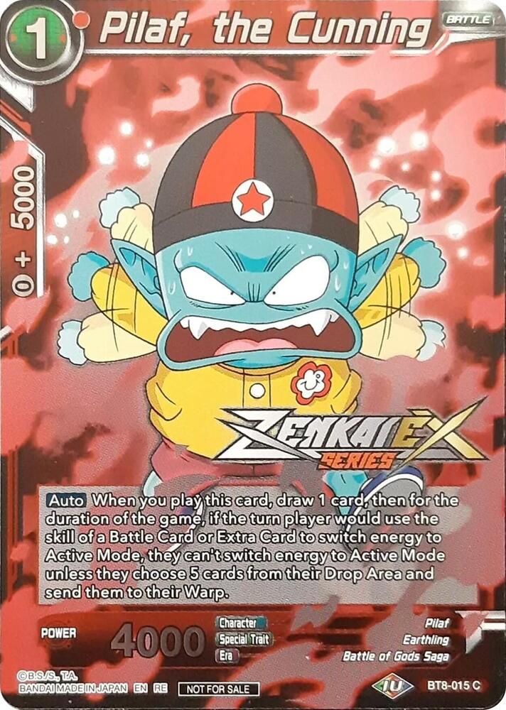 Pilaf the Cunning Event Pack 13 BT8-015 Tournament Promotion Cards Dragonball Super card