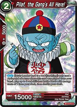Pilaf the Gangs All Here Foil BT12-014 Vicious Rejuvenation Dragonball Super card