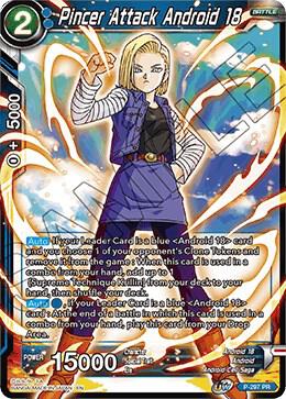 Pincer Attack Android 18 P-297 Promotion Cards Dragonball Super card