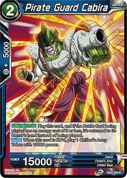 Pirate Guard Cabira DB3-046 Draft Box 06 - Giant Force Dragonball Super card