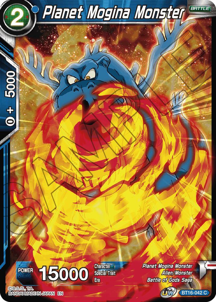 Planet Mogina Monster Foil BT16-042 Realm of the Gods Dragonball Super card