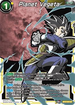 Planet Vegeta Alternate Art Foil BT3-105 Special Anniversary Set 2020 Dragonball Super card