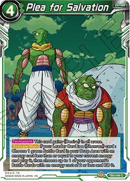 Plea for Salvation TB3-046 Clash of Fates Dragonball Super card